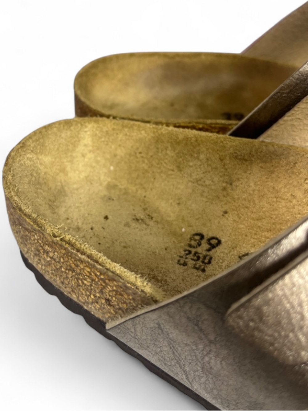 Birkenstock Mayari Graceful Taupe Double Strap Sandals Women’s Size 8 / 8.5 EU39 - Picture 6 of 7